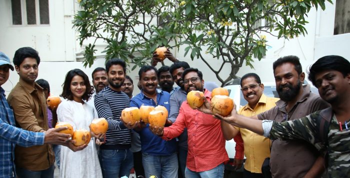 Actor Aari celebrates an ‘Organic’ Birthday at ALEKA shooting spot